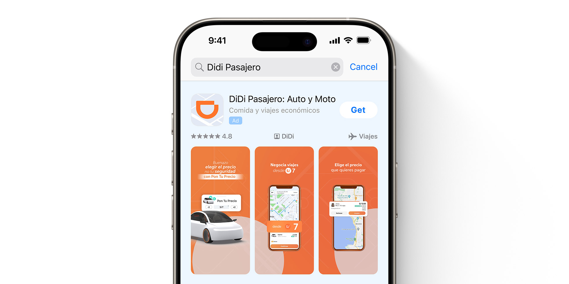  DiDi Rider: Affordable Rides ad on the App Store