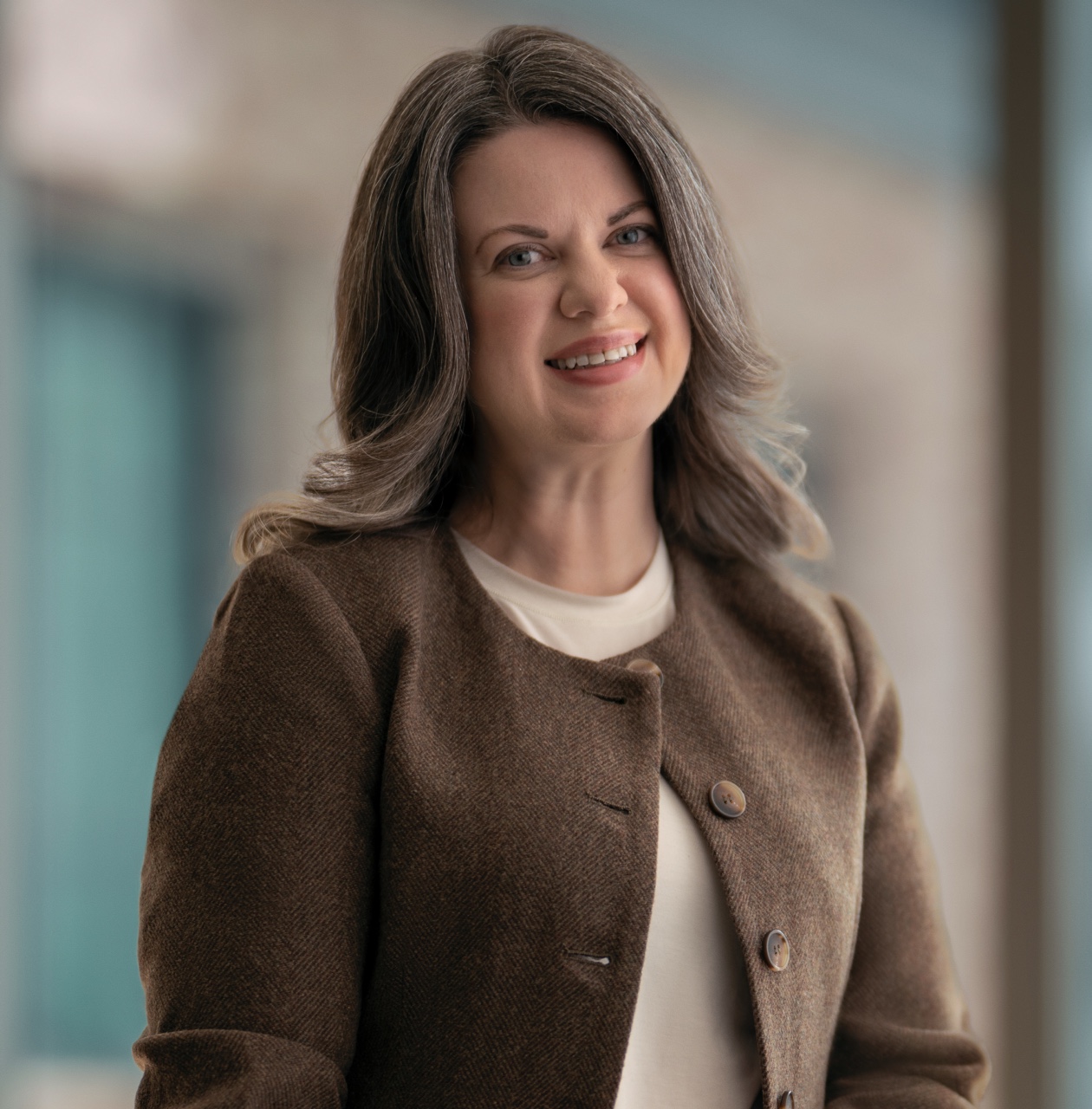  A color photo of Sara-Beth Harrison, Senior Head of Growth for Global Digital Games at Spin Master.