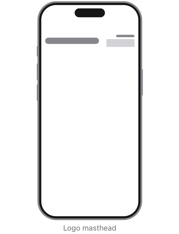 Le logo apparaît en haut de la page, à côté du nom du flux.