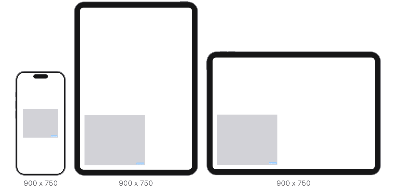 Pour l’iPhone, les dimensions requises des éléments en mode portrait sont de 900 x 750 pixels. La taille maximale du fichier est de 500 Ko. Pour l’iPad et le Mac, les dimensions requises des éléments en modes portrait et paysage sont de 900 x 750 pixels. La taille maximale du fichier est de 500 Ko.