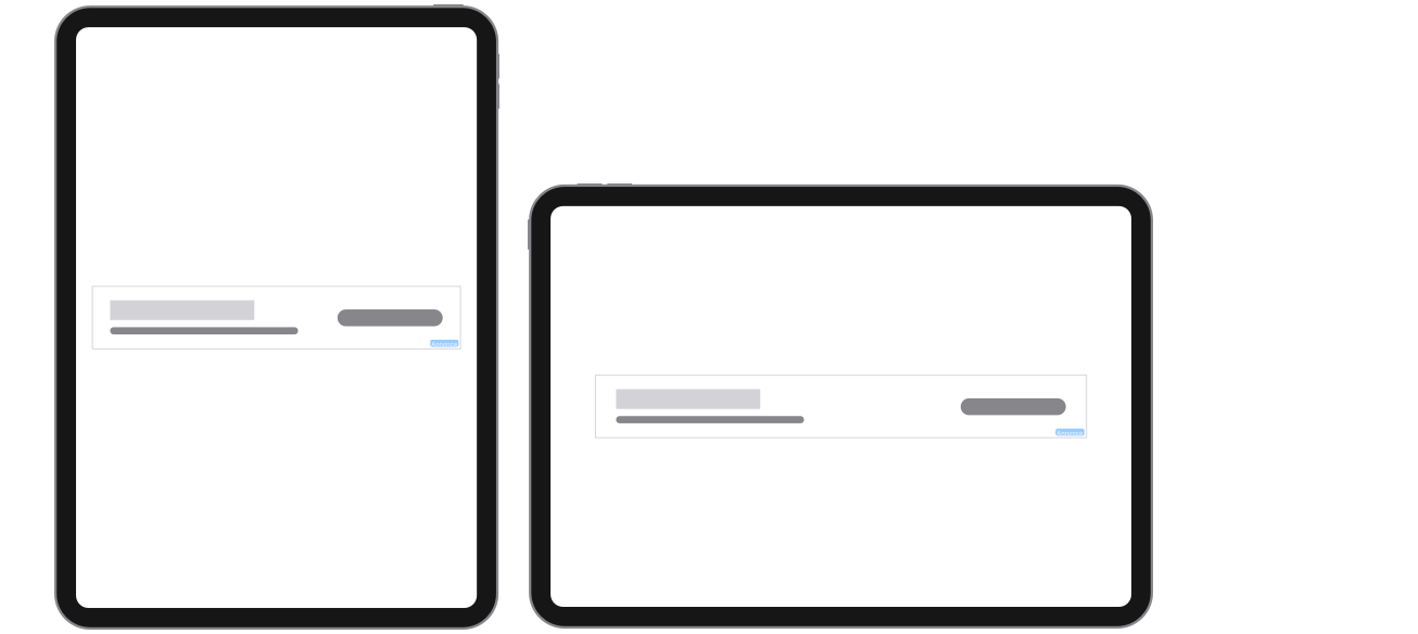 Pour les éléments iPad et Mac en orientations portrait et paysage, le logo du média doit avoir une largeur de 80 à 2 560 pixels et une hauteur de 80 à 256 pixels. Le format d’image maximal est de 10:1. La taille de fichier maximale est de 500 Ko. Les détails de l’abonnement sont limités à 80 caractères.