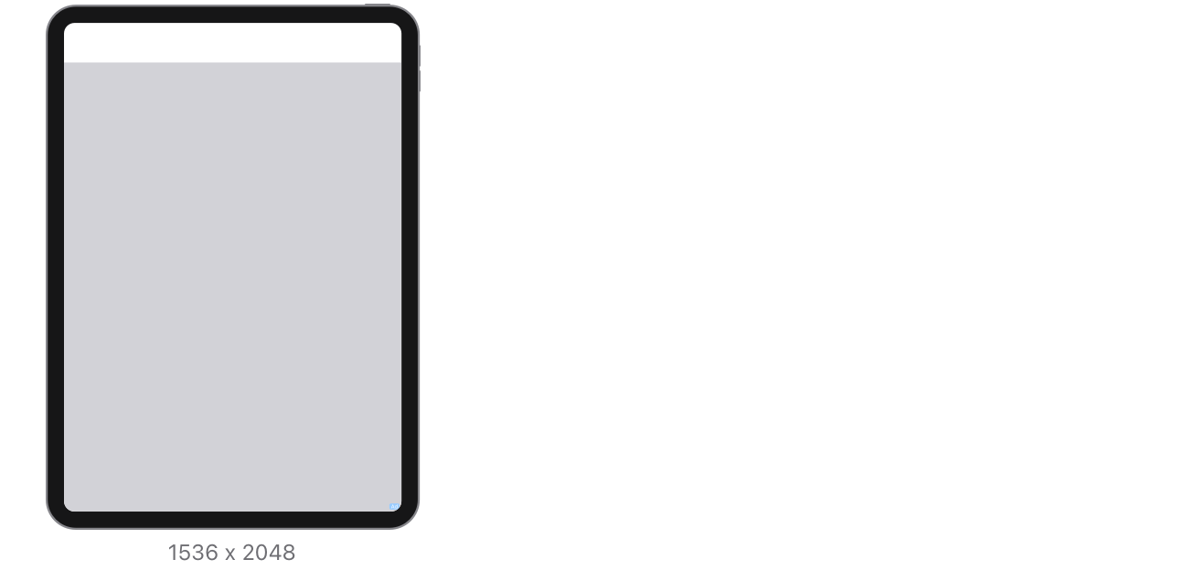 For iPad and Mac, the asset requirements are 1536 x 2048 pixels