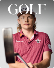 The cover of Golf featuring professional golfer, Cameron Smith.