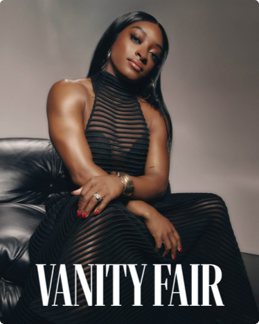 Обложка журнала Vanity Fair с фотографией олимпийской чемпионки Симоны Байлз.