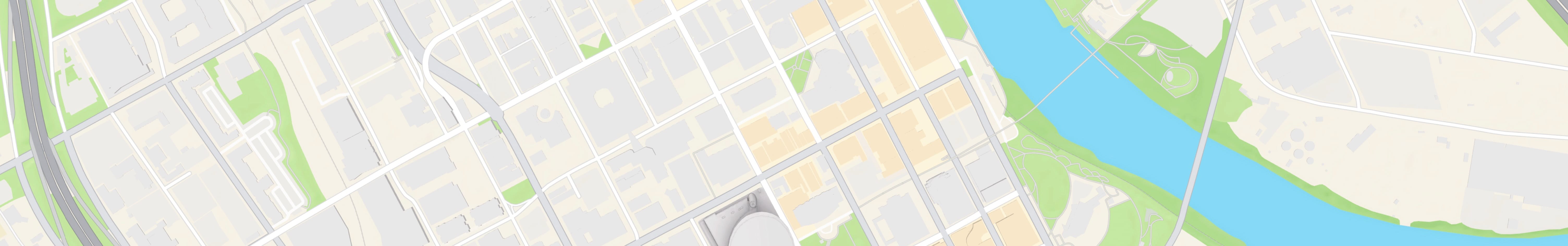 Location pins of various types of places — restaurants, hotels, parks, and more — populate on an Apple Maps interface.