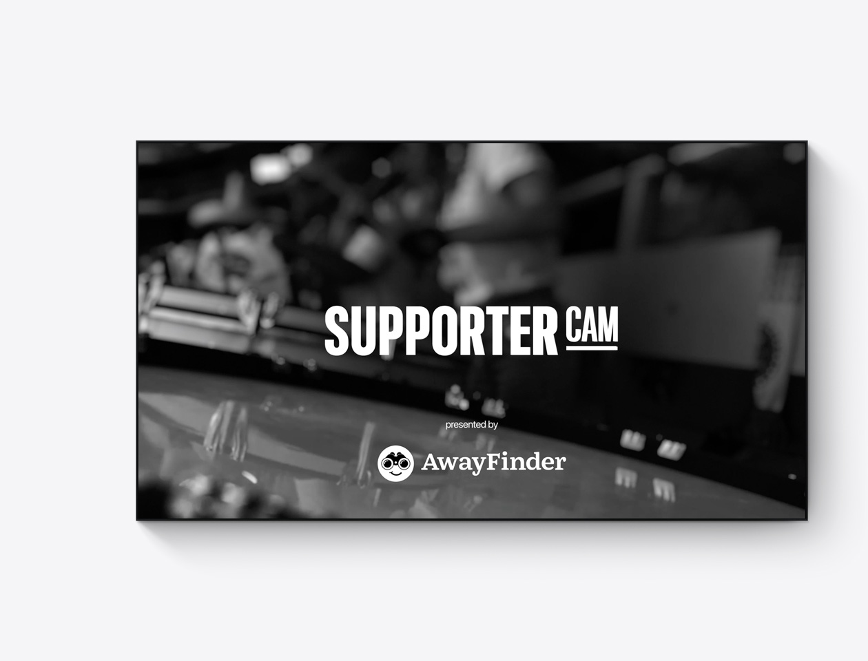 Видеоролик с трибун MLS Season Pass, спонсором которого выступила вымышленная компания AwayFinder.